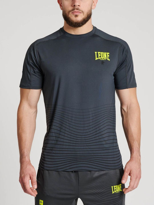 Leone 1947 Short Sleeve Shirt AB928 for Jiu-Jitsu / MMA Black