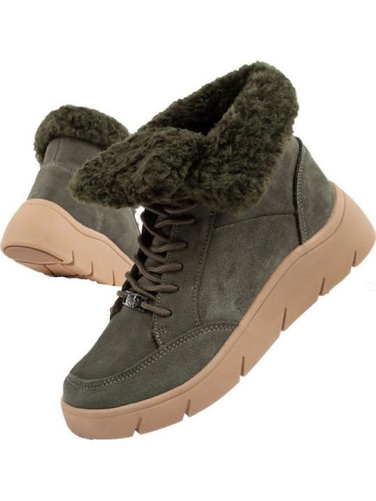 Scholl Stelvio Δερμάτινα Γυναικεία Μποτάκια Αστ...