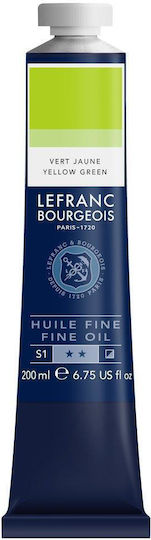 Lefranc Bourgeois Oil Colour 590 Yellow Green 200ml
