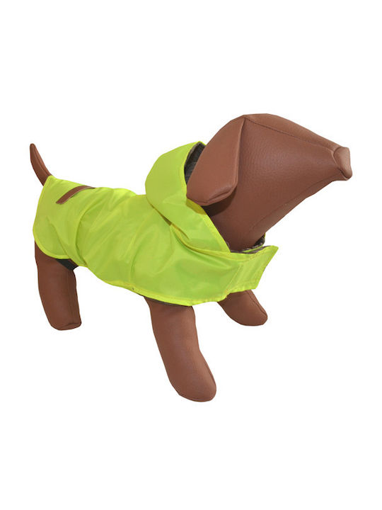 Woofmoda Кучешки палта Водоустойчиво Худи Жълт Small / XSmall / XXXLarge с дължина на гръбчето 31 см.