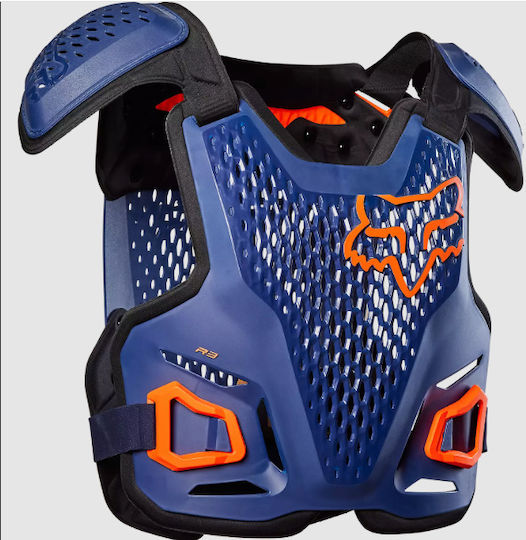 Fox R3 Motocross-Brustpanzer Blau Farbe