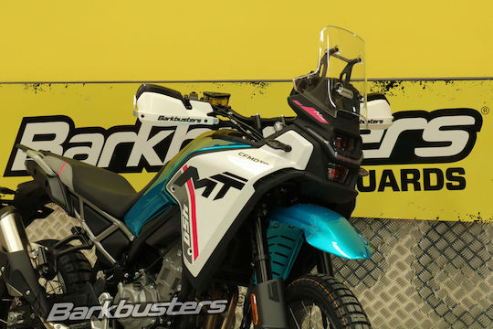 Barkbusters Installation Kit for Motorcycle Protective Hand Guards CF Moto MT 450 / 800 in Silver Colour