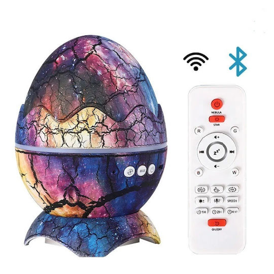 Led Kids Projector Lamp Purple 15x11cm
