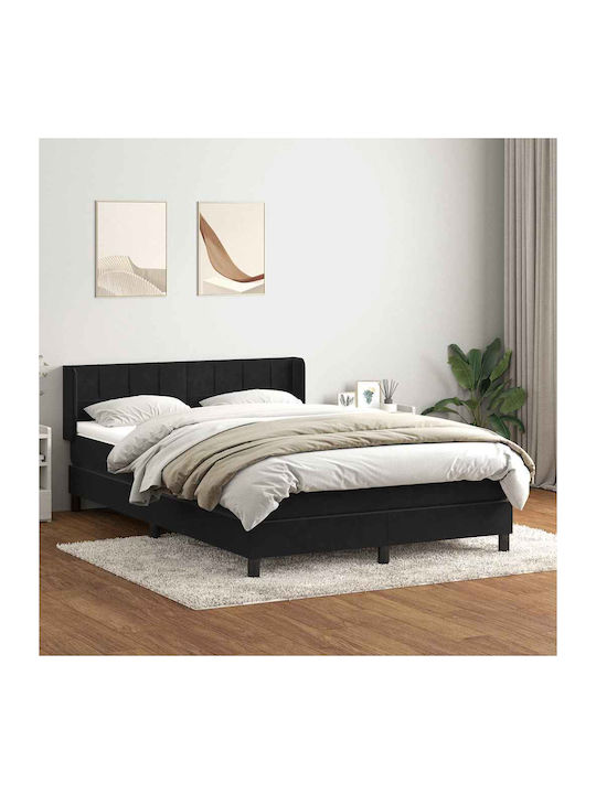 Vidaxl Box Spring Bed Mattress Black 160x210cm ...