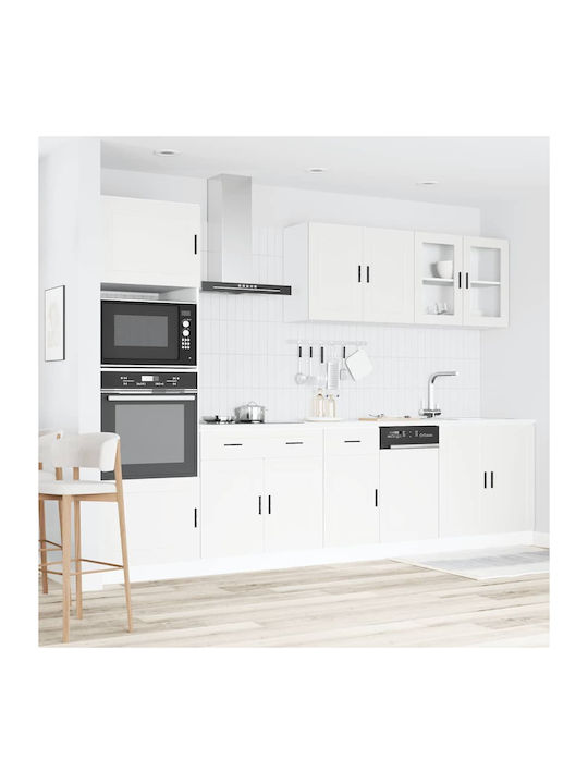 Vidaxl Küchenschrank-Set 7-teilig Kalmar Weiß H...