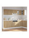11 Τεμαχίων Σετ Ντουλαπιών Κουζίνας Artisan Oak Engineered Wood Artisan Δρυς 3328580