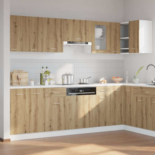 11 Τεμαχίων Σετ Ντουλαπιών Κουζίνας Artisan Oak Engineered Wood Artisan Δρυς 3328580 11 Τεμαχίων Σετ Ντουλαπιών Κουζίνας Artisan Oak Engineered Wood Artisan Δρυς 3328580