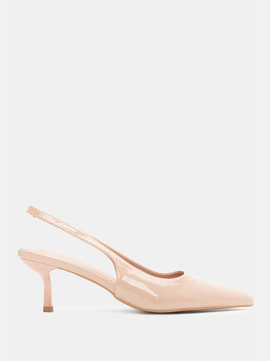 Luigi Pointed Toe Pink Heels