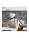 12 Pcs 10 X 20 Cm Floor Sticker Brick Pattern Crystal Film Glossy Tile Floor Sticker Kit036