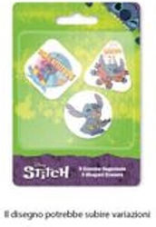 Stitch Figure Eraser 3 Pieces