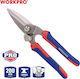 Workpro Profi Multi-Purpose Scissors 200mm 8" Forged Wp214009 Card