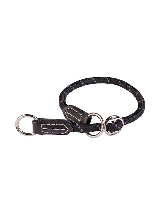 Rogz Περιλαίμιο Πνίχτης Rope Σκύλου Μαύρο 9mmx35-40cm