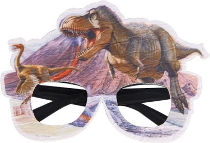 Birthday Party Decoration 3 Pcs Dinosaur Funny Glasses Photo Props C Model