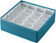 Storage Box for Socks in Green Color 1pcs