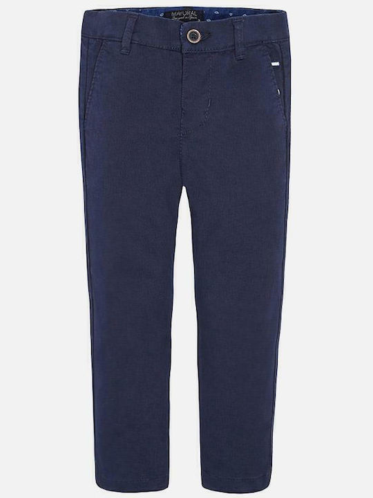 Mayoral Kids' Pants Navy Blue