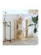 Βιβλιοθήκη 3 Επιπέδων Sonoma Δρυς 60x30x80 Εκ Επεξεργ Ξύλο Καφέ 60 X 30 X 80 Cm