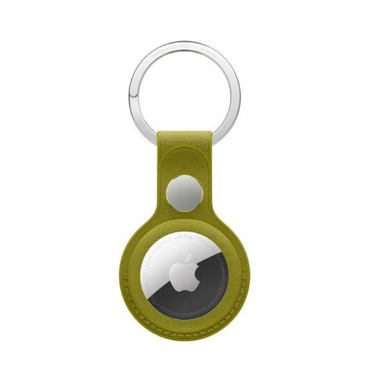 Apple Finewoven Key Ring Keychain Cazul Keychain pentru AirTag Chartreuse