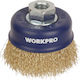 Cup Wire Brush Wheel 100mm Wp407024 Workpro Card