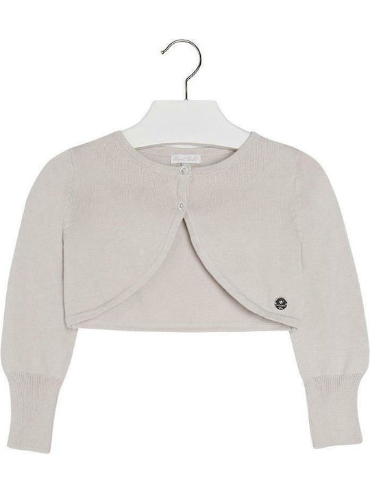 Mayoral Kids Bolero Knitted Ecru