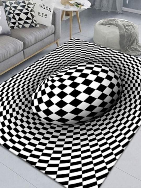 3D Geometric Stereo Trap Vision Carpet Living R...