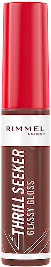 Rimmel Thrill Seeker Glassy Gloss Lip Gloss Lipgloss 800 Chocolate Glaze 10ml
