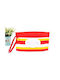 Baby Eva Wet Wipes Bag Portable Flip Removable Sanitary Wet Wipe Bag Red Yellow Stripe