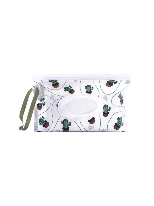 Baby Eva Feuchttücher Tasche Tragbar Flip Abnehmbar Sanitäre Feuchttücher Tasche Kaktus