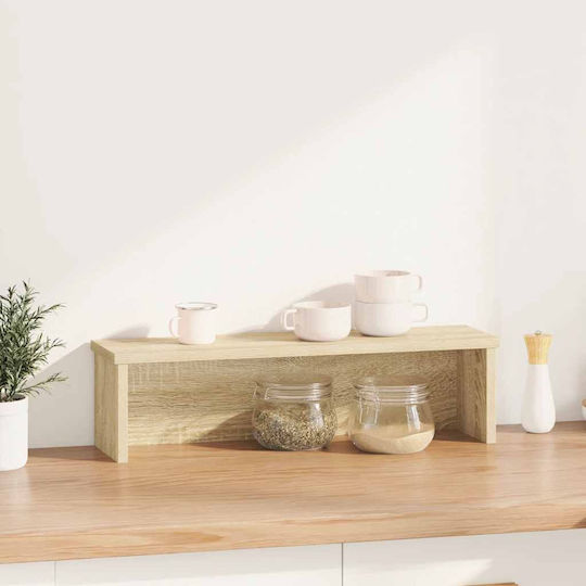 Vidaxl Ράφι Κουζίνας Στοιβαζόμενο Sonoma Δρυς 50x15x16 Εκ Καφέ Vidaxl Ράφι Κουζίνας Στοιβαζόμενο Sonoma Δρυς 50x15x16 Εκ Καφέ