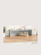 Vidaxl Stackable Kitchen Shelf Gray Concrete 60x15x16 cm Gray