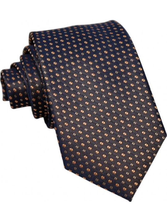 Γραβάτα Καφέ Ταμπά Motif 6/7.5εκ