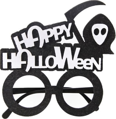 Halloween Decoration Funny Party Glasses Skeleton Spider Horror Props Scythe
