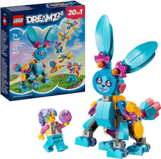 LEGO DREAMZzz Bunchu's Creative Animal Adventures for Ages 7+ 143 Pieces