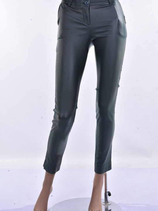 Le Vertige Damen Stoff Hose Petrol (Item J062)