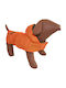 Woofmoda Orange Waterproof Dog Coat with Hood Medium / XSmall / XXXLarge with 33cm Back Length