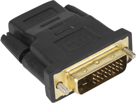 Dvi 24+1 Dual Link Plug Adapter To Hdmi Socket