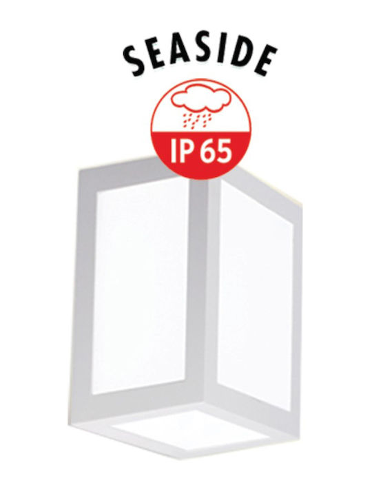 Universe Επιτοίχιο Εξωτερικό Φωτιστικό LED IP65 12W με Θερμό Λευκό Φως 16x13x10.8εκ.