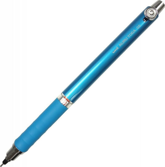 Uni Mitsubishi Pencil Mechanical Pencil Kurutoga Rubber Grip 0.5mm Blue M5-656 1p 33 4902778157015