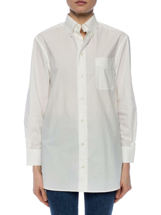 Women's Long Sleeve Shirt White