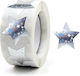 Multicolored Star Thank You Stickers Gift Wrap Decorative Sealing Stickers Size 25mm C-87-25