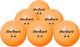 Tischtennisball-Set ABS-Material 6 Stück Rebel Active