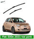 Front Wiper Blade Set Fiat 500e 2021 60cm 35cm Bosch Aerotwin 3398000136 24" & 14" 2 Pieces