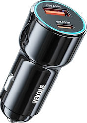Wekome Wp-c49 Pop Digital Series Usb Usb-c Type-c 63w Γρήγορος Φορτιστής Αυτοκινήτου Μάμα Wekome Wp-c49 Pop Digital Series Usb Usb-c Type-c 63w Γρήγορος Φορτιστής Αυτοκινήτου Μάμα