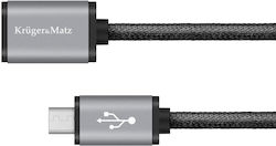 Usb Cable Micro Usb Socket-plug 0.2 M Kruger&matz