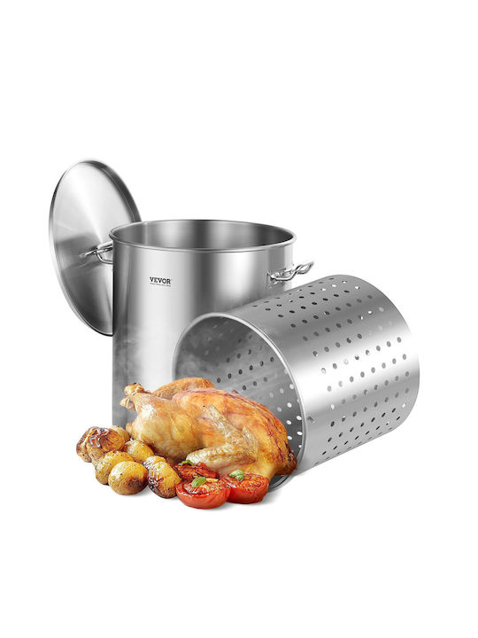 Vevor Edelstahl Marmitentopf 40cm