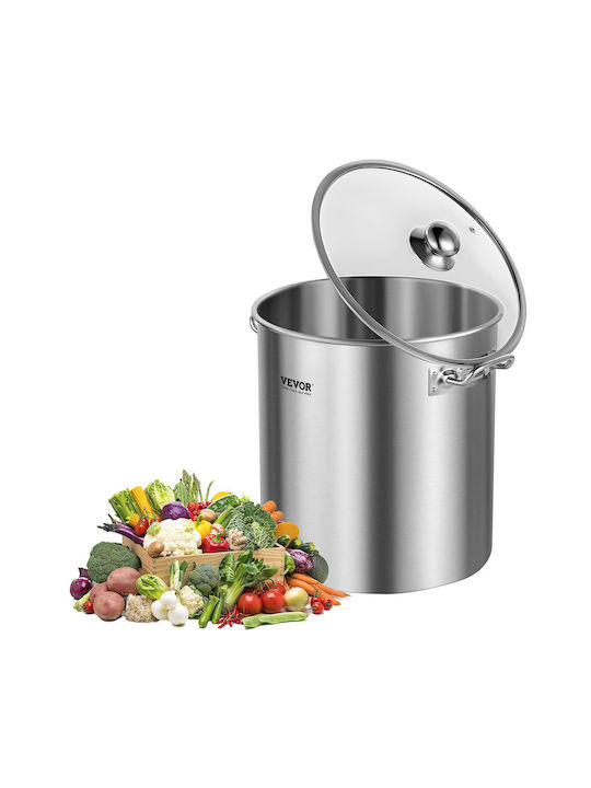 Vevor Edelstahl Marmitentopf 22.7Es / 30cm