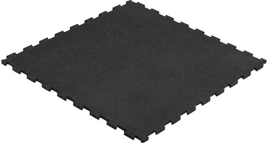 Boden Puzzle Fitnessstudio Schwarz 100x100x2cm 1Stück