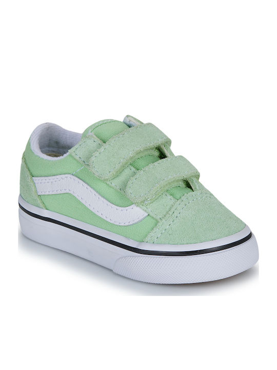 Vans Old Skool V Παιδικά Sneakers με Σκρατς Πρά...