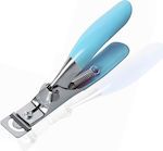 Nail Clipper with Metal Handle Blue