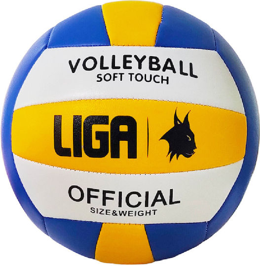 Volleyball Blocker Yellow Blue White Ligasport^ V