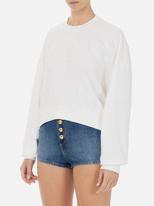 Elisabetta Franchi Women's Sweatshirt White